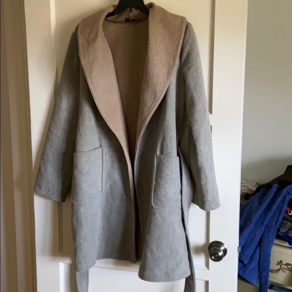 Wool Ralph Lauren wrap coat